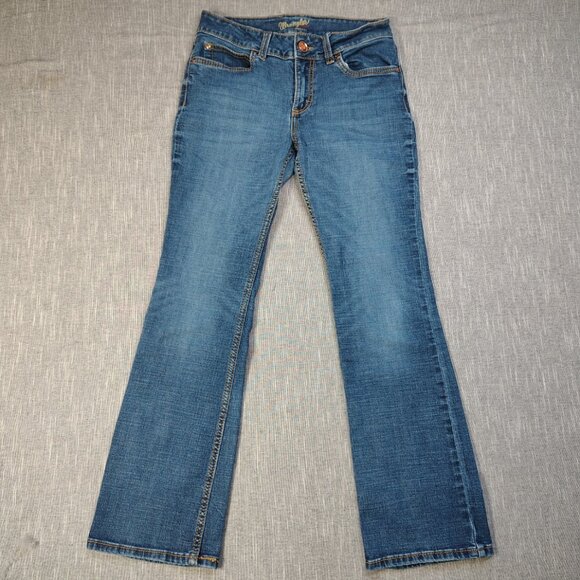 Wrangler Jeans Womens Size 28x30 Blue Retro Boot Cut Western Stitched Pockets - Picture 3 of 14